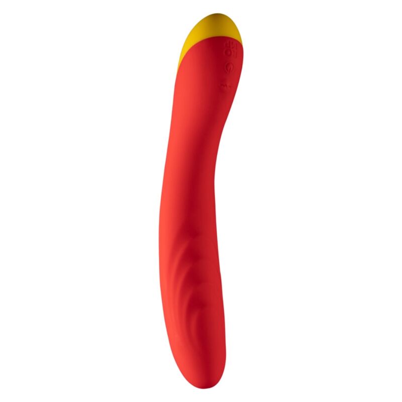 Vibratore Punto G ROMP Hype Rosso — Silicone Medicale