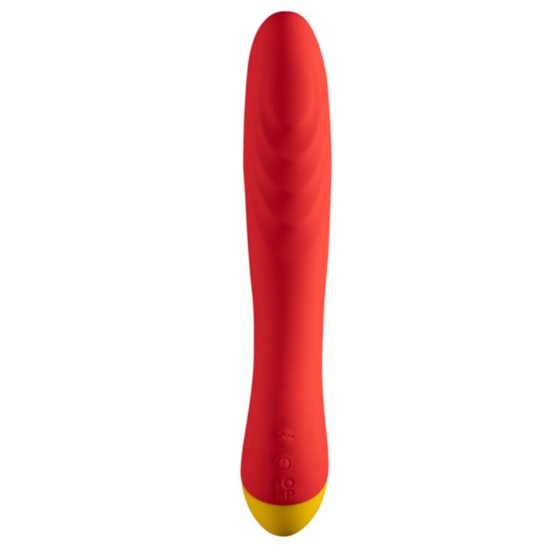 Vibratore Punto G ROMP Hype Rosso — Silicone Medicale