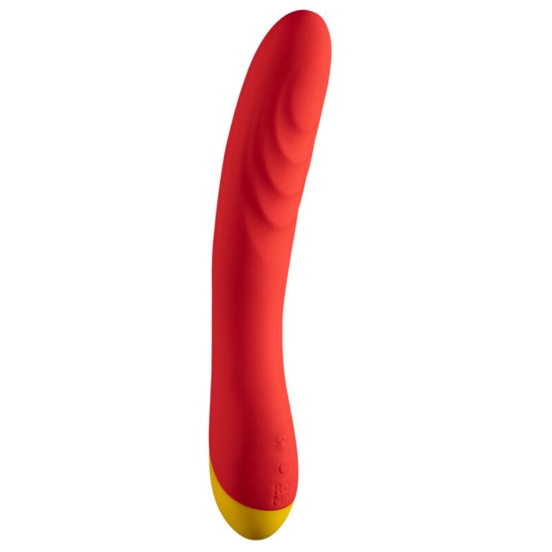 Vibratore Punto G ROMP Hype Rosso — Silicone Medicale