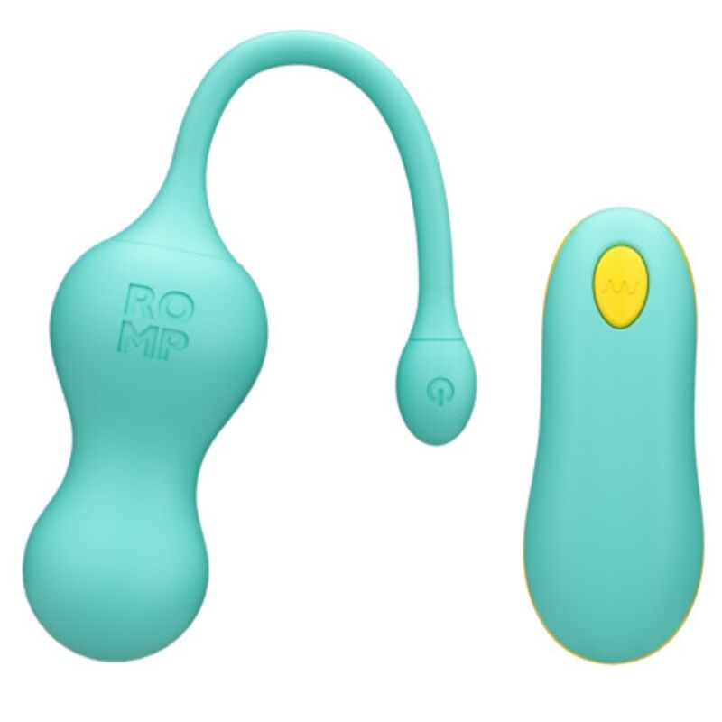 Vibratore Punto G Romp Cello Uovo Telecomandato — Turchese