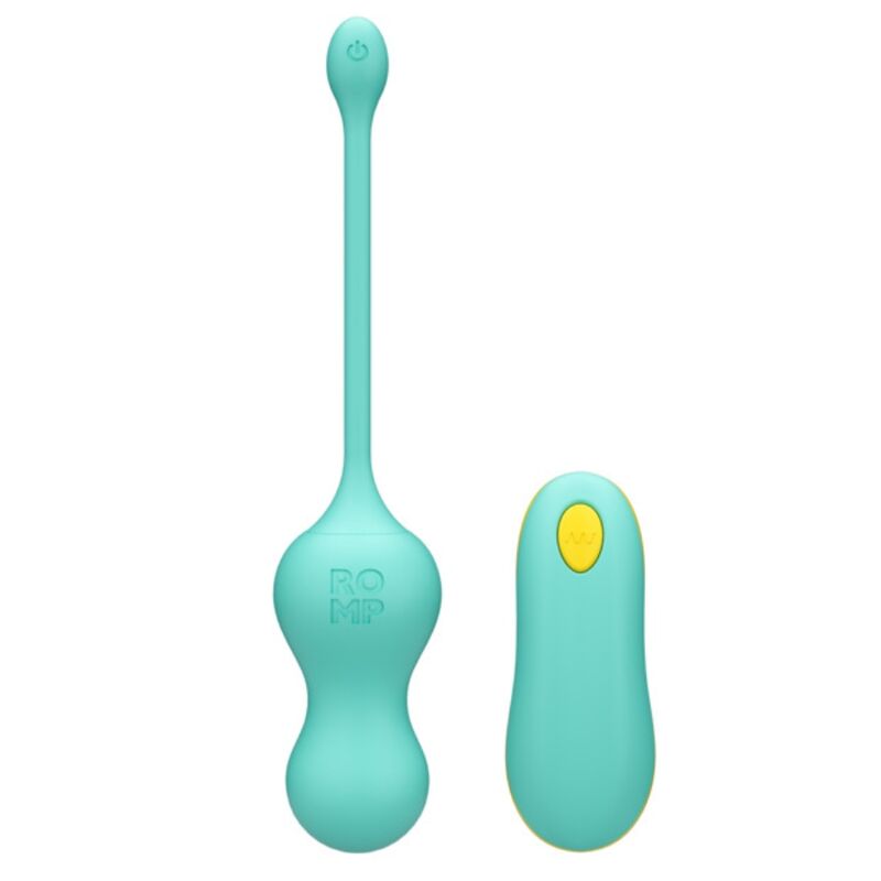 Vibratore Punto G Romp Cello Uovo Telecomandato — Turchese