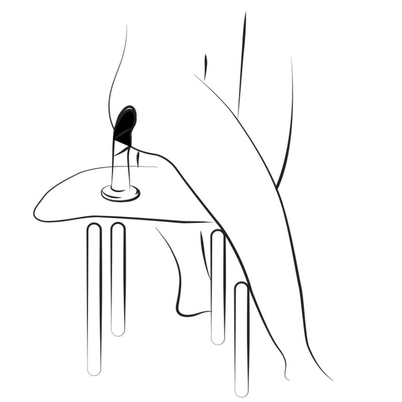 Dildo Romp Piccolo Ventosa Tricolore — 14 cm