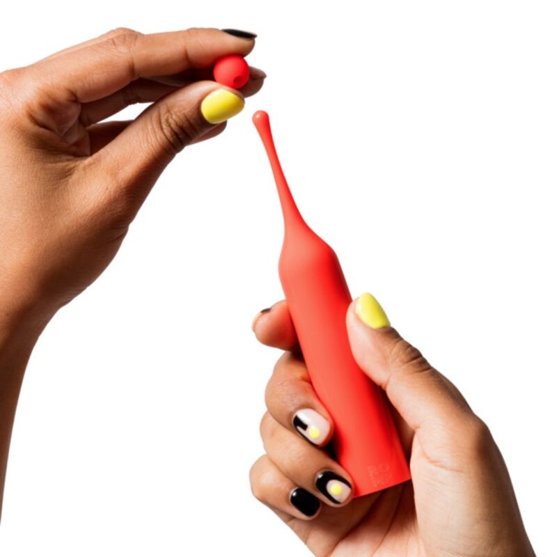 Vibratore Clitorideo ROMP POP Circolare — Rosso