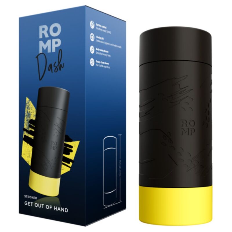 Masturbatore ROMP DASH Controllo Aspirazione — TPE
