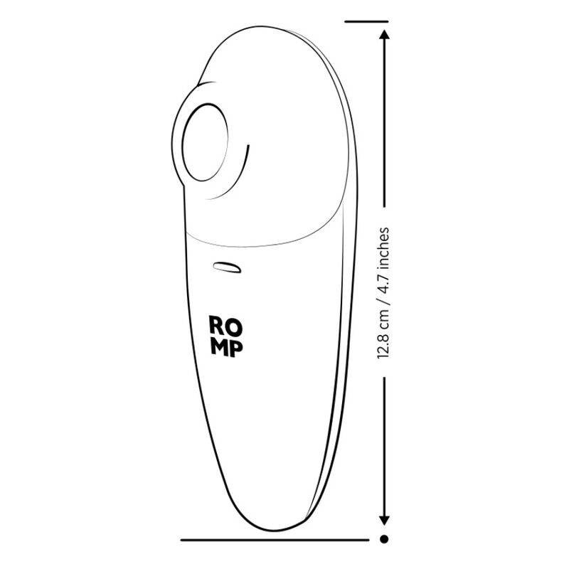 Stimolatore Clitorideo ROMP Switch 6 Livelli — Arancione