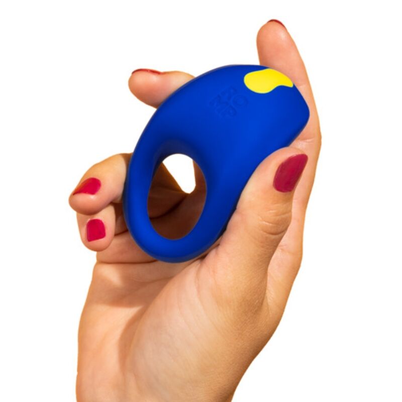 Anello Pene ROMP Juke Vibrante Clitorideo — Silicone Trasparente