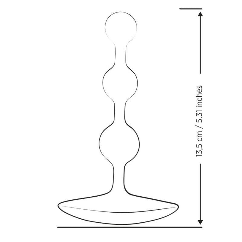 Perline Analisi ROMP Amp Silicone Flessibile Viola — 135mm