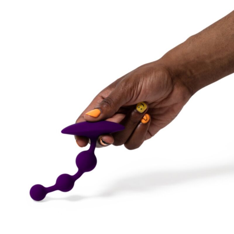 Perline Analisi ROMP Amp Silicone Flessibile Viola — 135mm