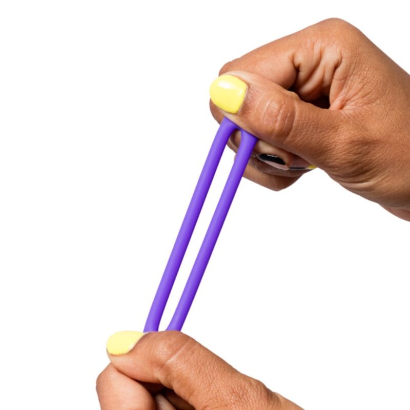 Anelli Pene ROMP Remix Trio Set 3pz Silicone Viola — Viola