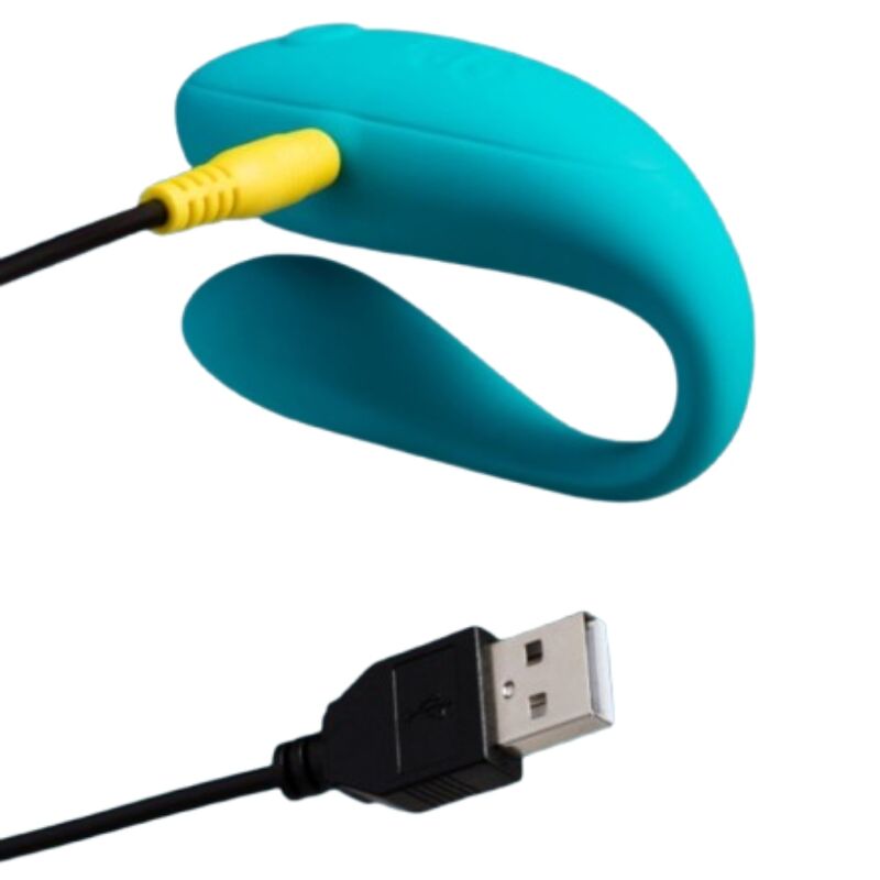 Vibratore per Coppie ROMP Join Turchese — Stimolatore Clitorideo