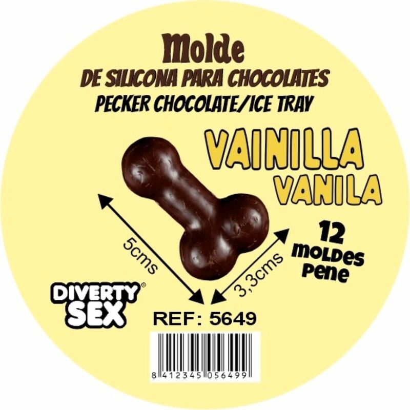 Stampo Silicone Diablo Picante 12 Peni — Vaniglia