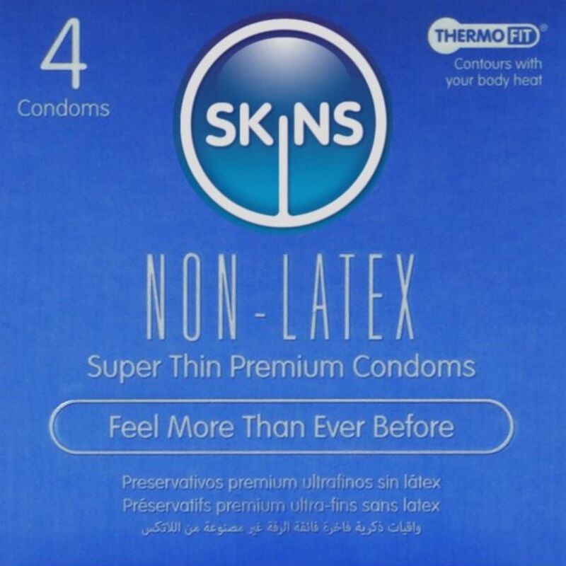 Preservativi SKINS Senza Lattice — Confezione da 4