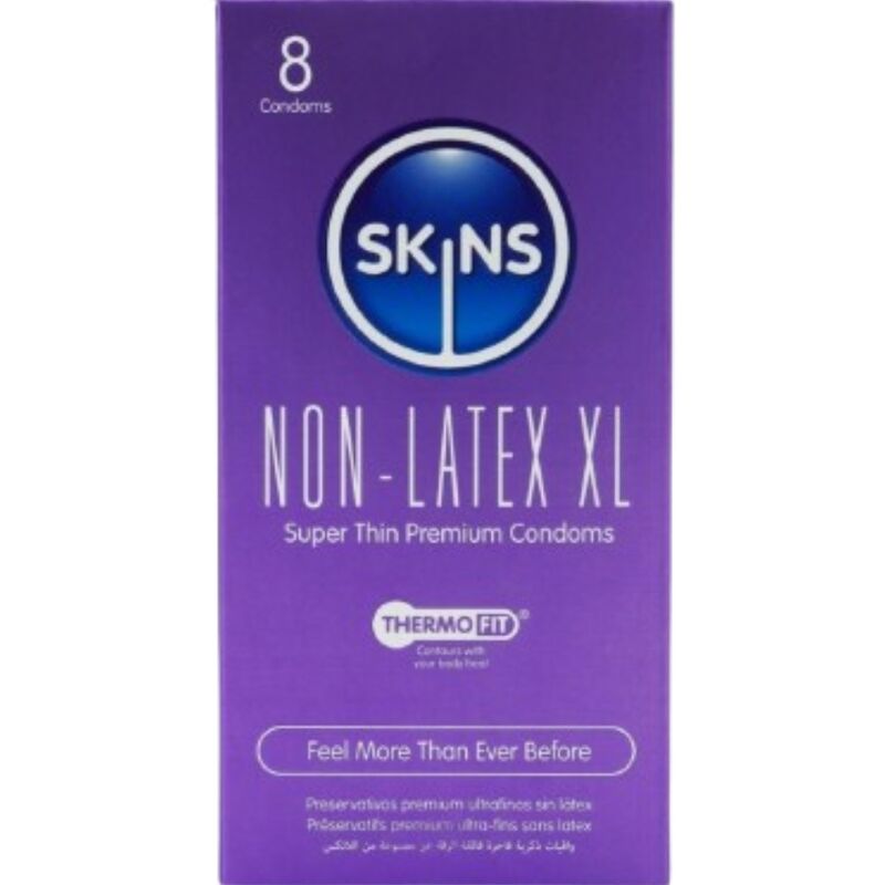 Preservativi SKINS Senza Lattice — Confezione XL 4 Pezzi
