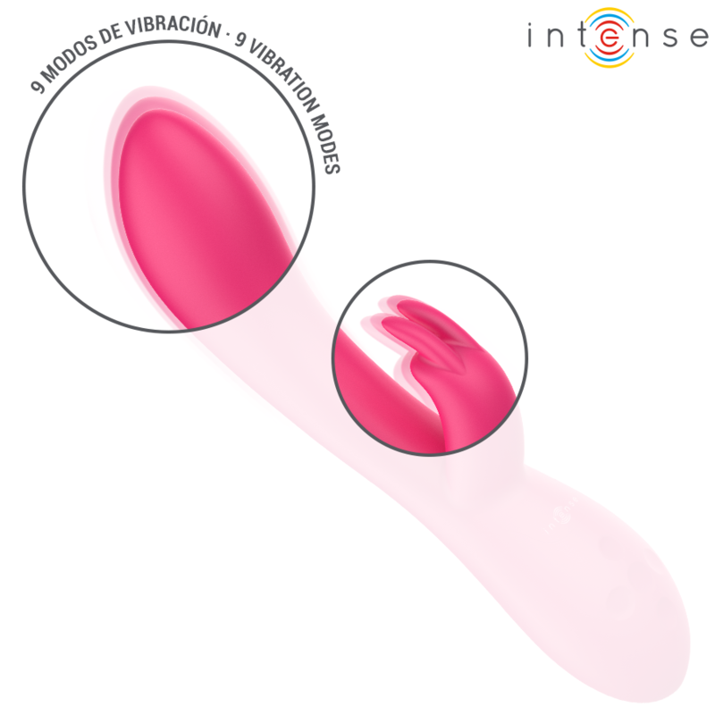 Vibratore Rabbit INTENSE Tammy Rabbit con Calore — Rosa