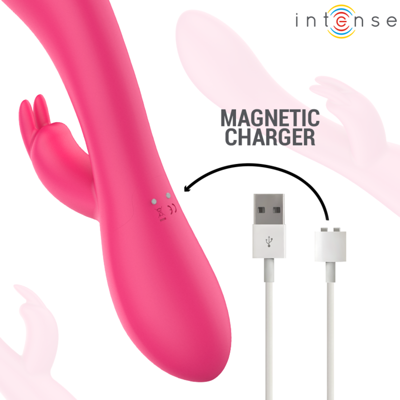 Vibratore Rabbit INTENSE Tammy Rabbit con Calore — Rosa
