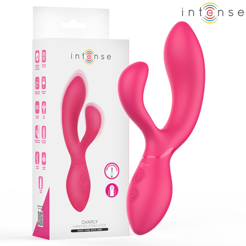 Vibratore INTENSE High Tech Charly Articolato — Viola