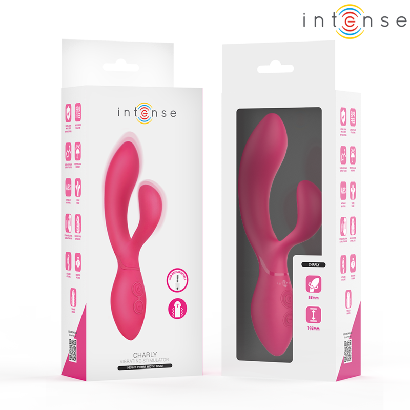 Vibratore INTENSE High Tech Charly Articolato — Viola