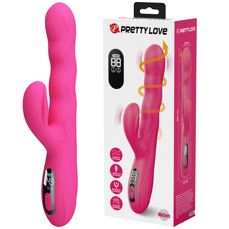 Vibratore Coniglio Pretty Love Multifunzione Invernale — Rosa