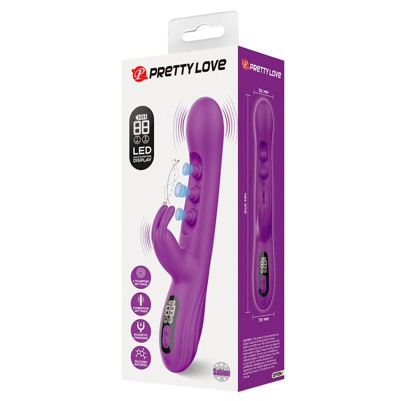 Vibratore a Coniglio Pretty Love Sabien - Viola