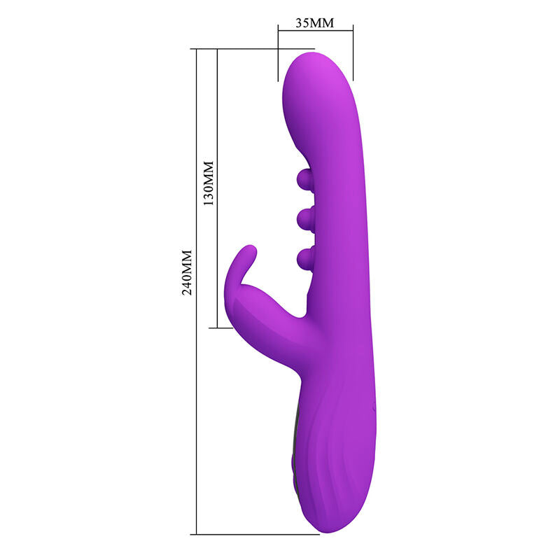 Vibratore a Coniglio Pretty Love Sabien - Viola