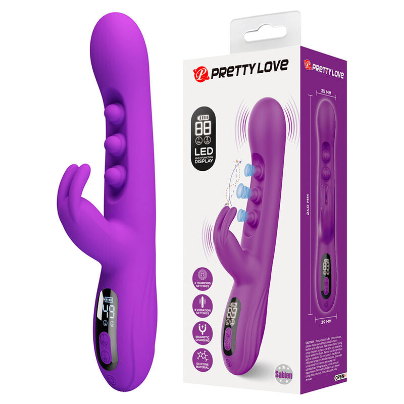 Vibratore a Coniglio Pretty Love Sabien - Viola