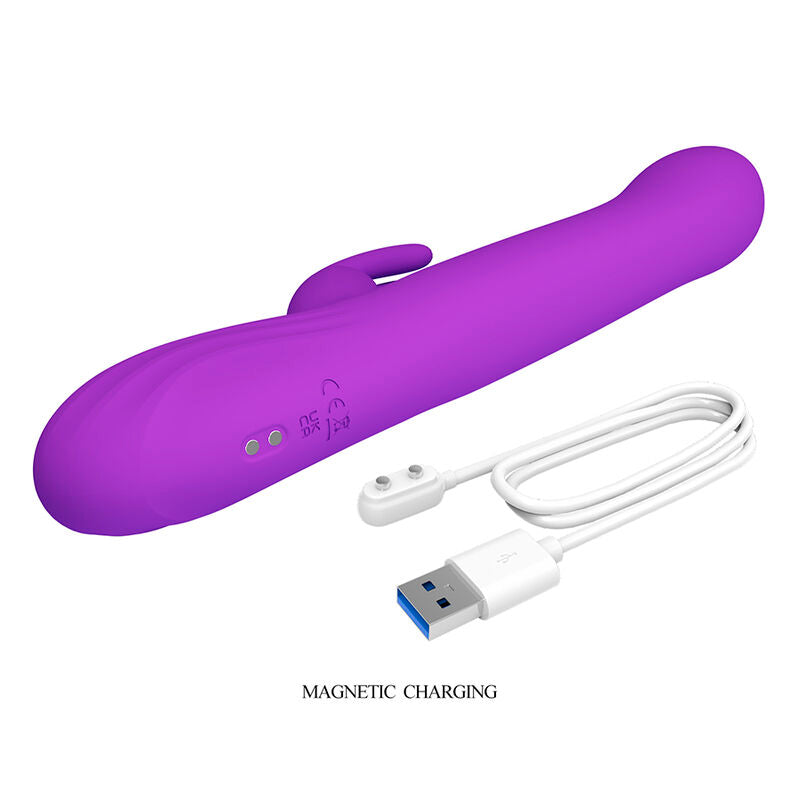 Vibratore a Coniglio Pretty Love Sabien - Viola