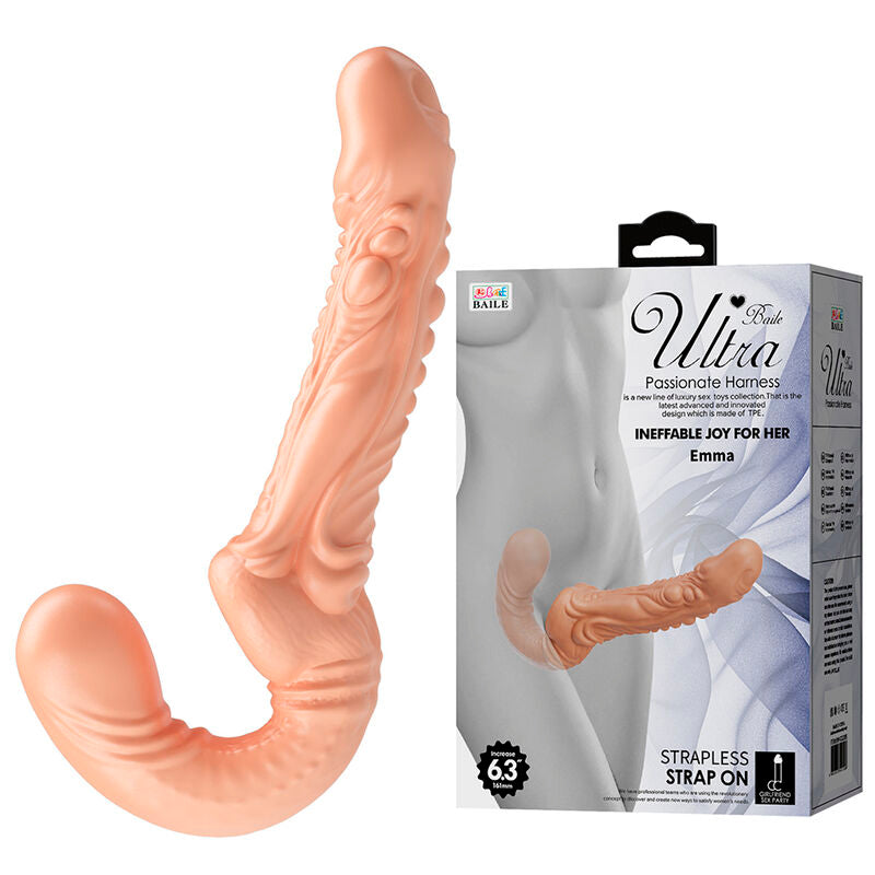 Strap-On Baile Emma Doppia Penetrazione — Carne