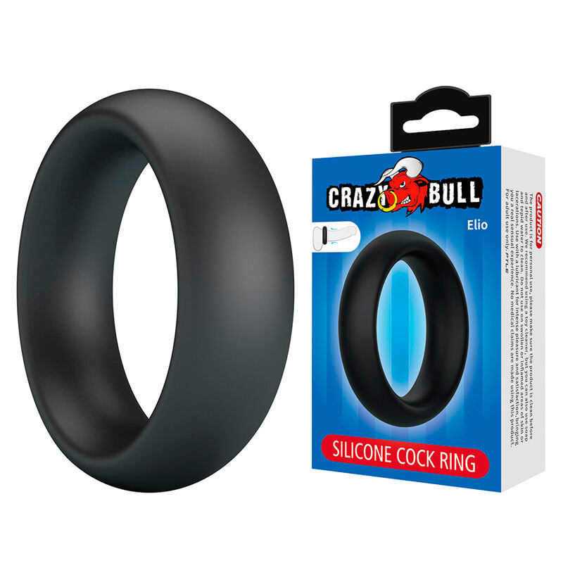 Anello per Pene Crazy Bull Elio — Nero