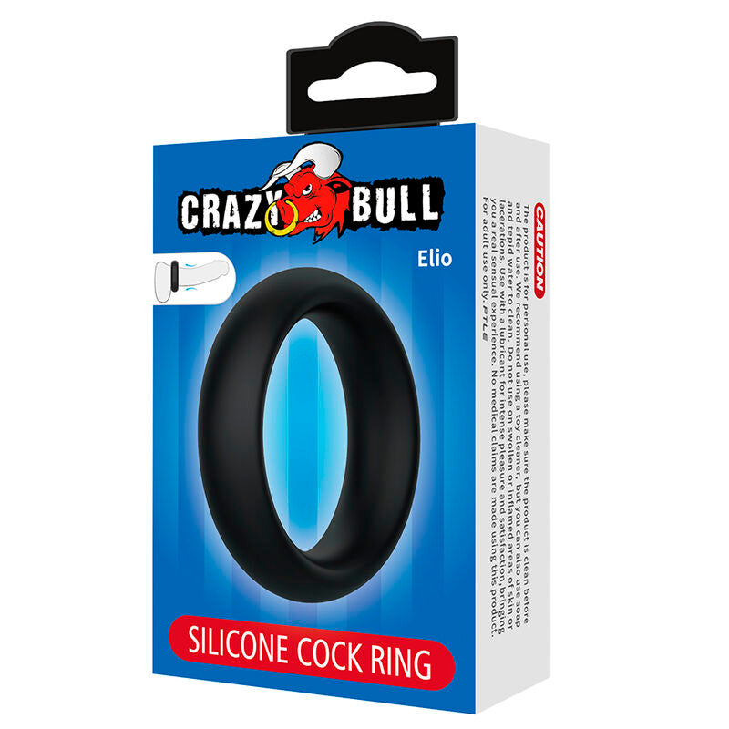 Anello per Pene Crazy Bull Elio — Nero