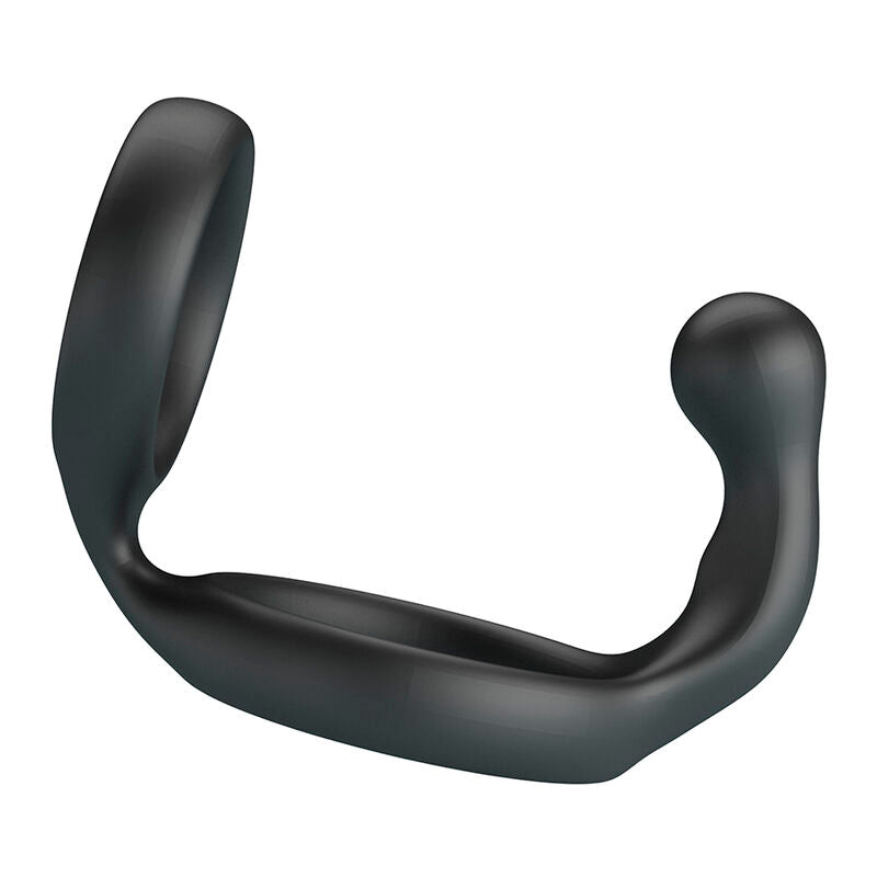 Anello Doppio Pene e Testicoli Crazy Bull Florian — Nero