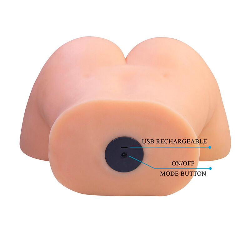 Masturbatore Maschile Crazy Bull Liora XXL — Doppio Ingresso
