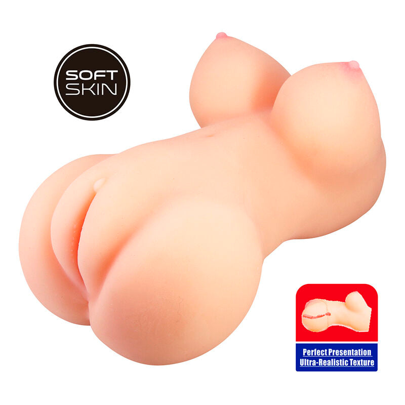 Masturbatore Maschile Crazy Bull Carne — Realistico Glutei e Vagina