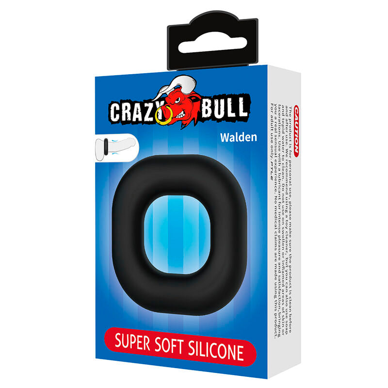 Anello Pene Crazy Bull Walden — Nero