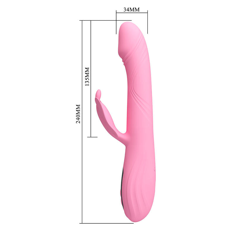 Vibratore Punto G Pretty Love Bella Rabbit — Rosa