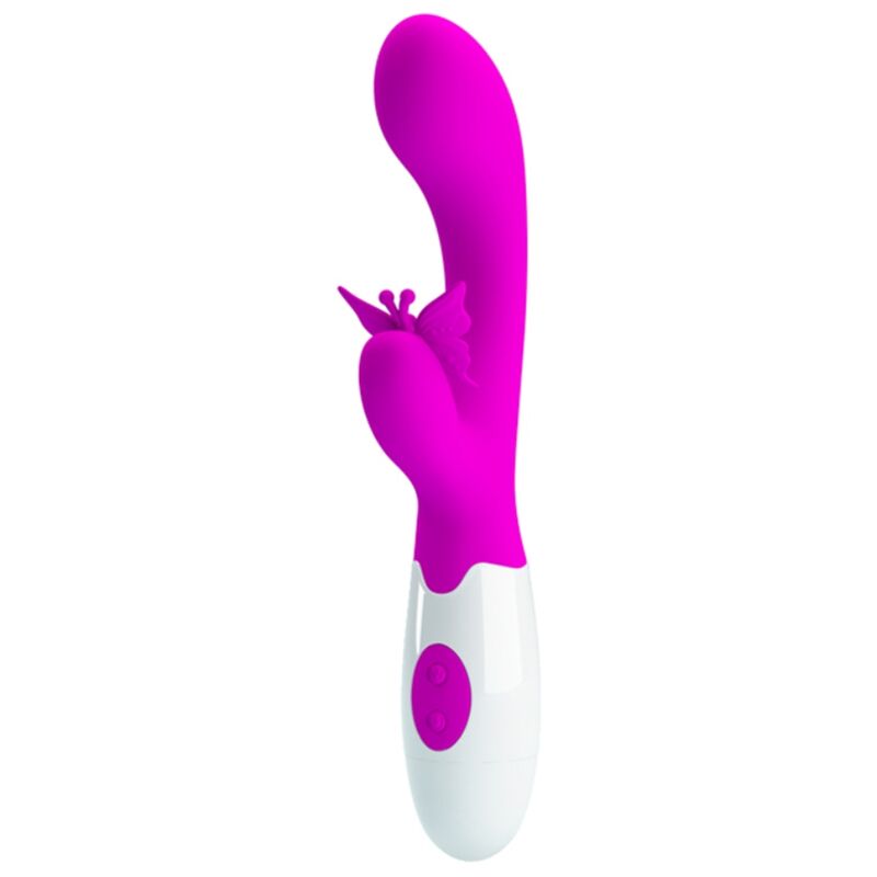 Vibratore a Coniglio Pretty Love Butterfly Kiss — Viola