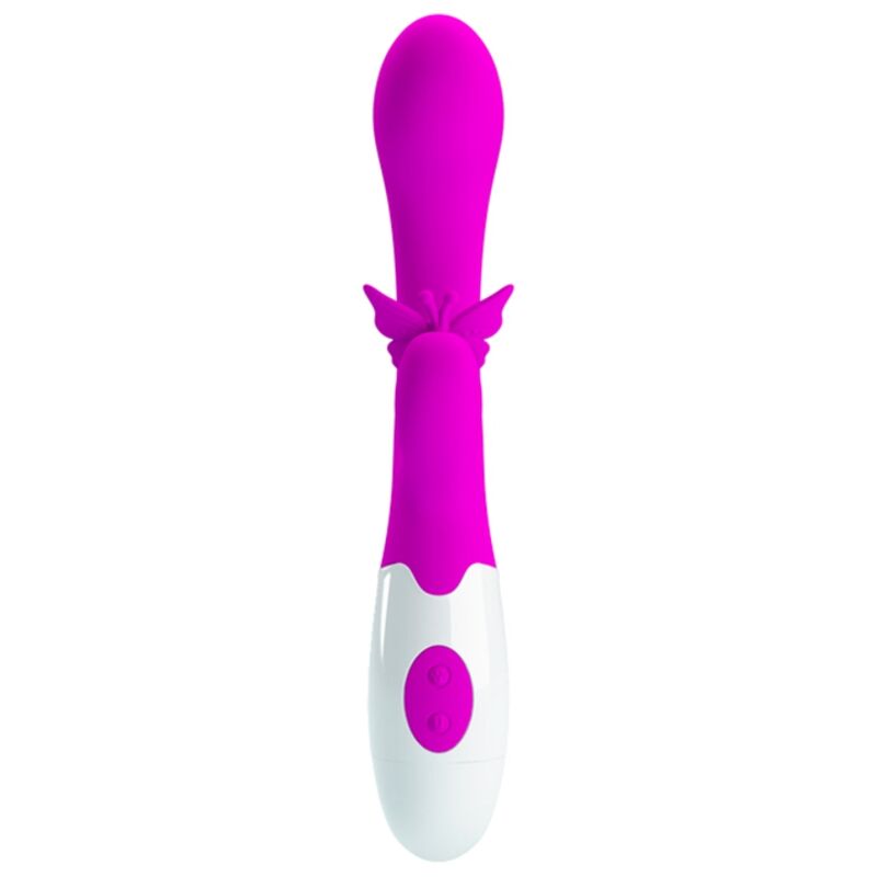 Vibratore a Coniglio Pretty Love Butterfly Kiss — Viola