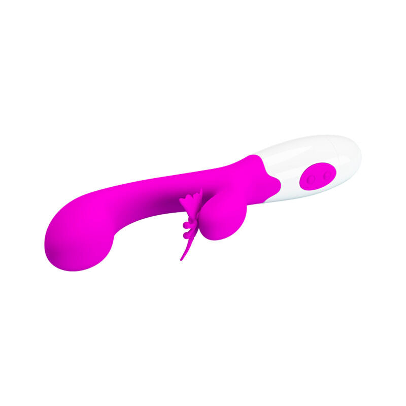 Vibratore a Coniglio Pretty Love Butterfly Kiss — Viola
