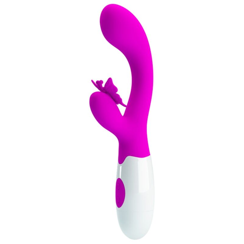 Vibratore a Coniglio Pretty Love Butterfly Kiss — Viola