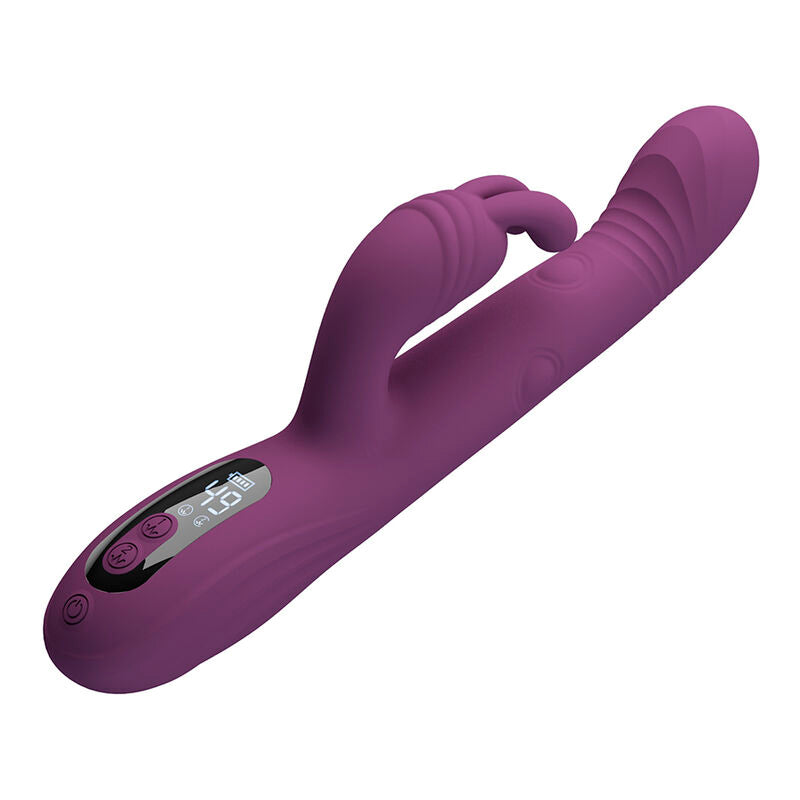 Vibratore Coniglio Pretty Love Dee Multifunzione — Viola