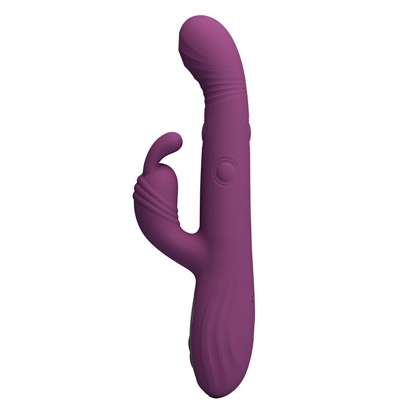 Vibratore Coniglio Pretty Love Dee Multifunzione — Viola