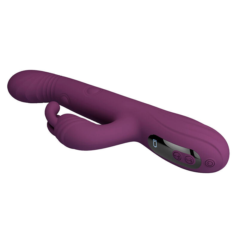Vibratore Coniglio Pretty Love Dee Multifunzione — Viola
