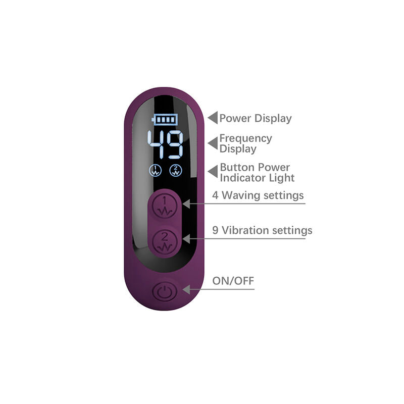 Vibratore Coniglio Pretty Love Dee Multifunzione — Viola
