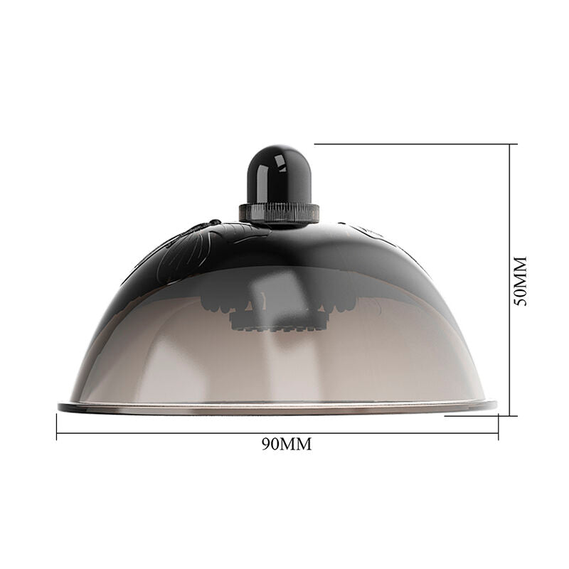 Stimolatore Rotante Pretty Love - Capezzoli con Aspirazione — Nero