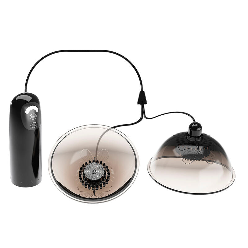 Stimolatore Rotante Pretty Love - Capezzoli con Aspirazione — Nero