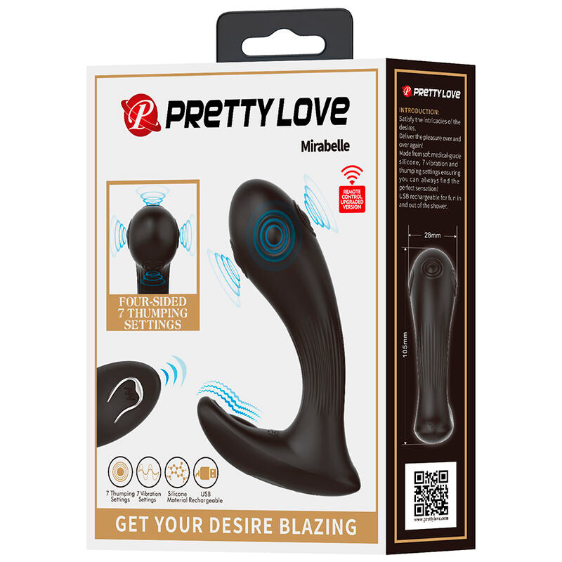 Vibratore Prostatico Pretty Love Mirabelle — Nero