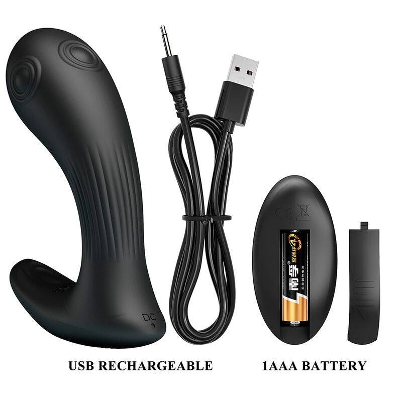 Vibratore Prostatico Pretty Love Mirabelle — Nero