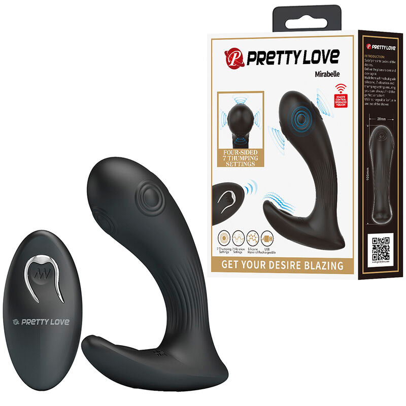Vibratore Prostatico Pretty Love Mirabelle — Nero