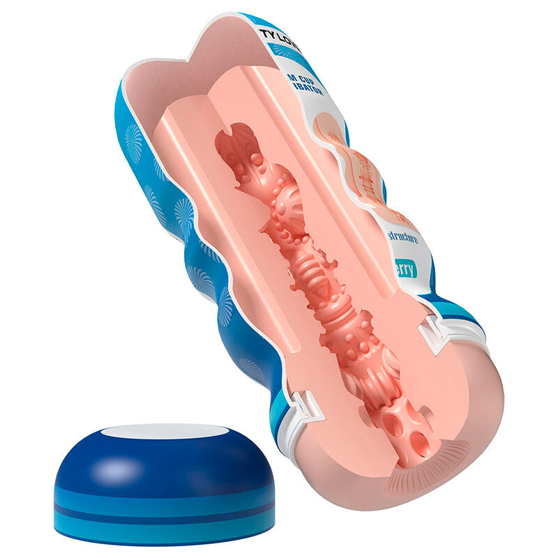 Masturbatore Vaginale Pretty Love Sherry — Blu/Pelle