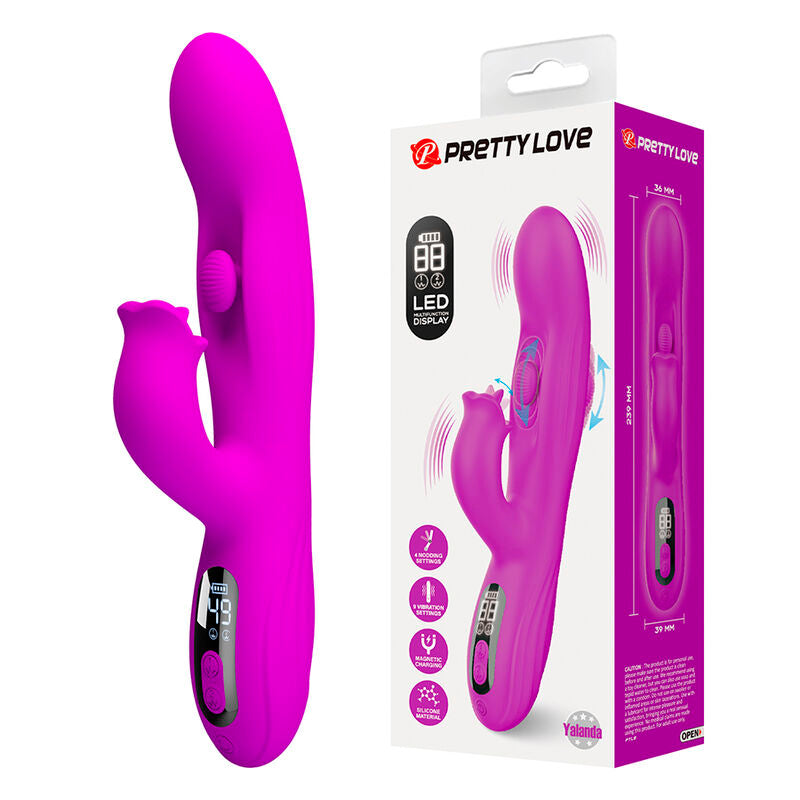 Vibratore Coniglio Pretty Love Yalanda — Viola