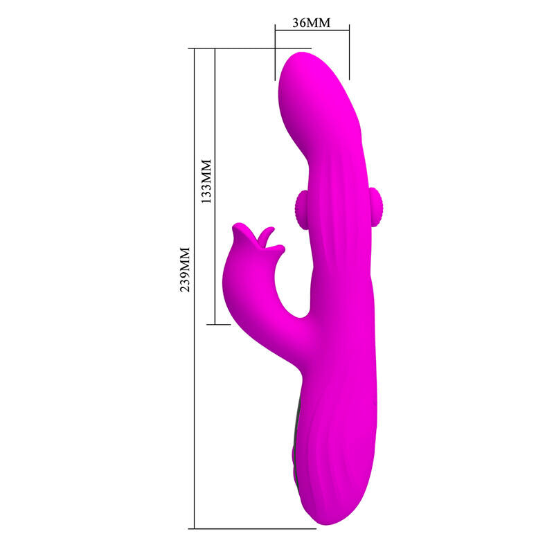 Vibratore Coniglio Pretty Love Yalanda — Viola